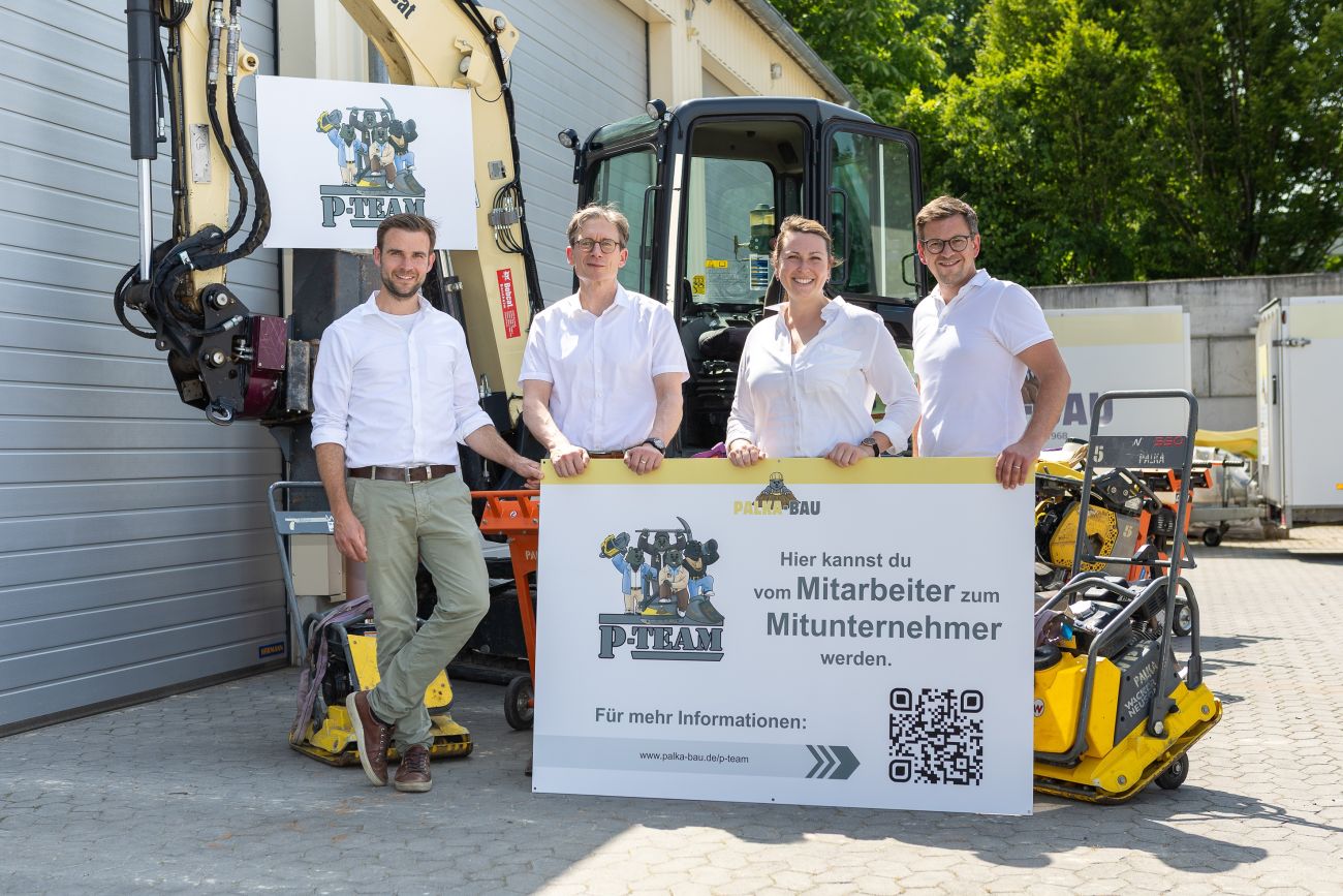 Gründung P-Team mit Notar und Steuerberater
