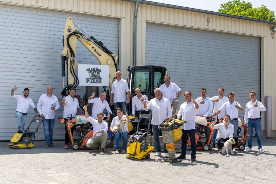 Das P-TEAM von PALKA BAU